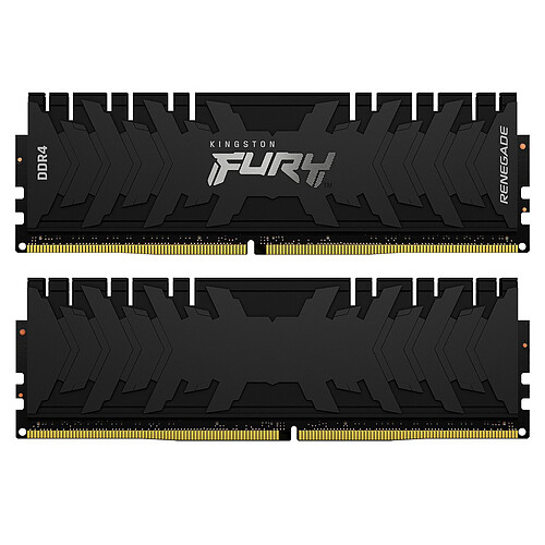 Kingston Fury Renegade - 2x8 Go - DDR4 3600 MHz - CL16 Noir