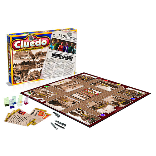 Jeu de société Cluedo meurtre au Louvre