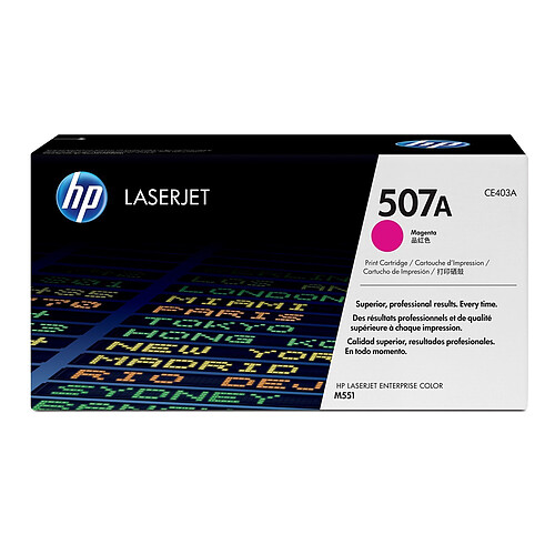 HP - N°507A - Toner Laserjet CE403A - Magenta