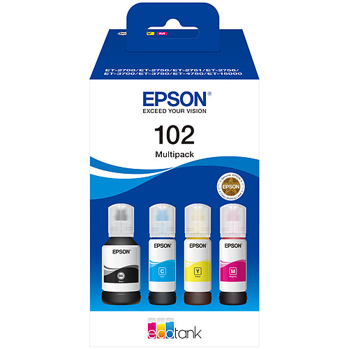 Epson Cartouche d'encre C13T03R640 102 EcoTank 4-colour Multipack