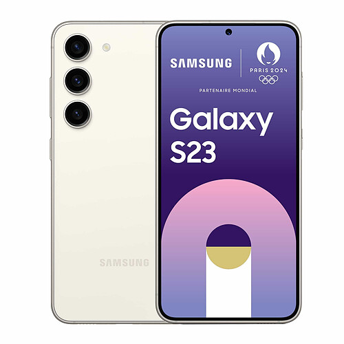 Samsung Galaxy S23 avec Galaxy AI - 8/128 Go - Crème
