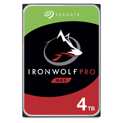 Seagate Technology Ironwolf 4 To - 3.5'' SATA III 6 Go/s - Cache 256 Mo