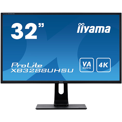 iiyama Ecran 32 pouces 4K Ultra HD ProLite XB3288UHSU-B1 - 32'' dalle VA 4K