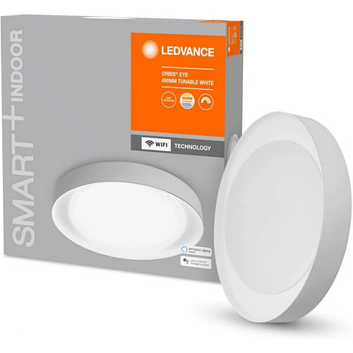 Ledvance Plafonnier connecté Smart+ WIFI Orbis Ceiling Eye - Variation de blancs - 490mm - Blanc