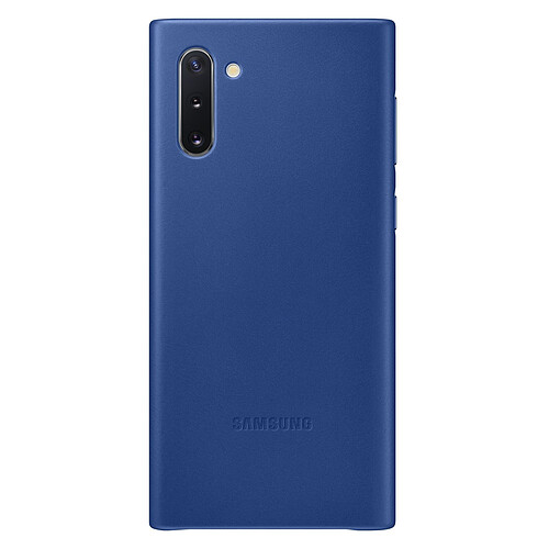 Samsung Coque cuir Galaxy Note10 - Bleu