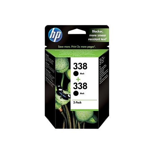 HP Pack de 2 cartouches d'encre Noir 338 - CB331EE