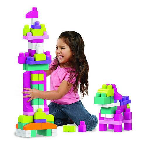 Mega Bloks Sac Rose - 80 Briques - DCH62