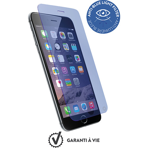 Force Glass Verre trempe iPhone 7 / 8 - Anti-lumiere bleue