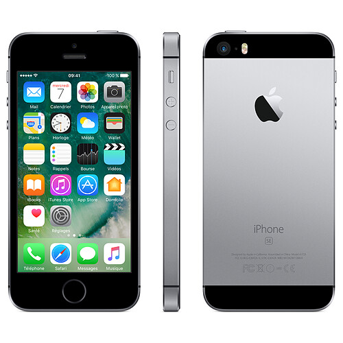 Apple iPhone SE - 64 Go - MLM62F/A - Gris Sidéral · Reconditionné