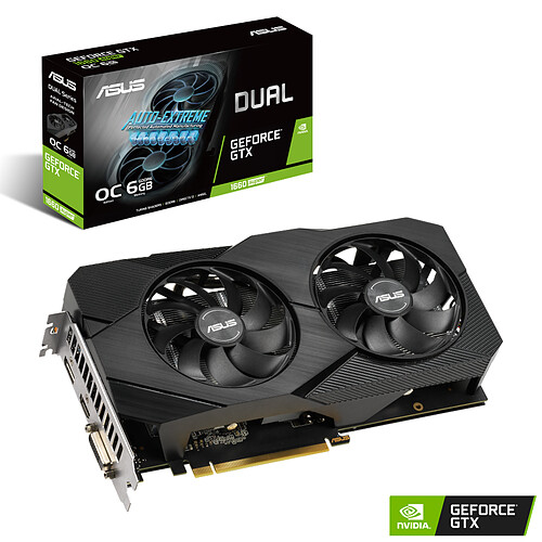 ASUS Geforce GTX 1660 Super - DUAL O6G EVO - 6 Go