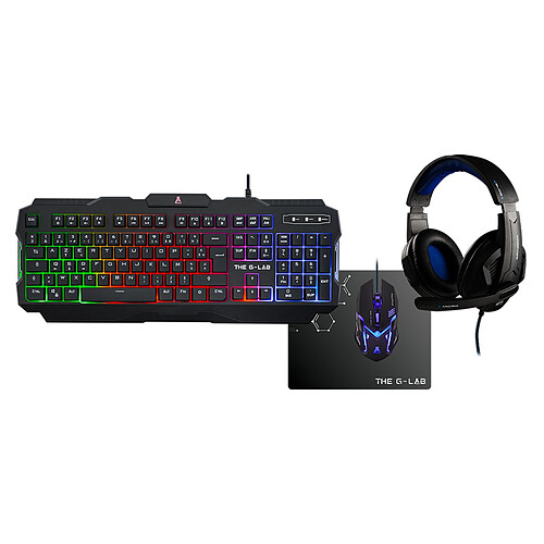 Ensemble Clavier / Souris / Casque / Tapis The G-lab Combo-argon