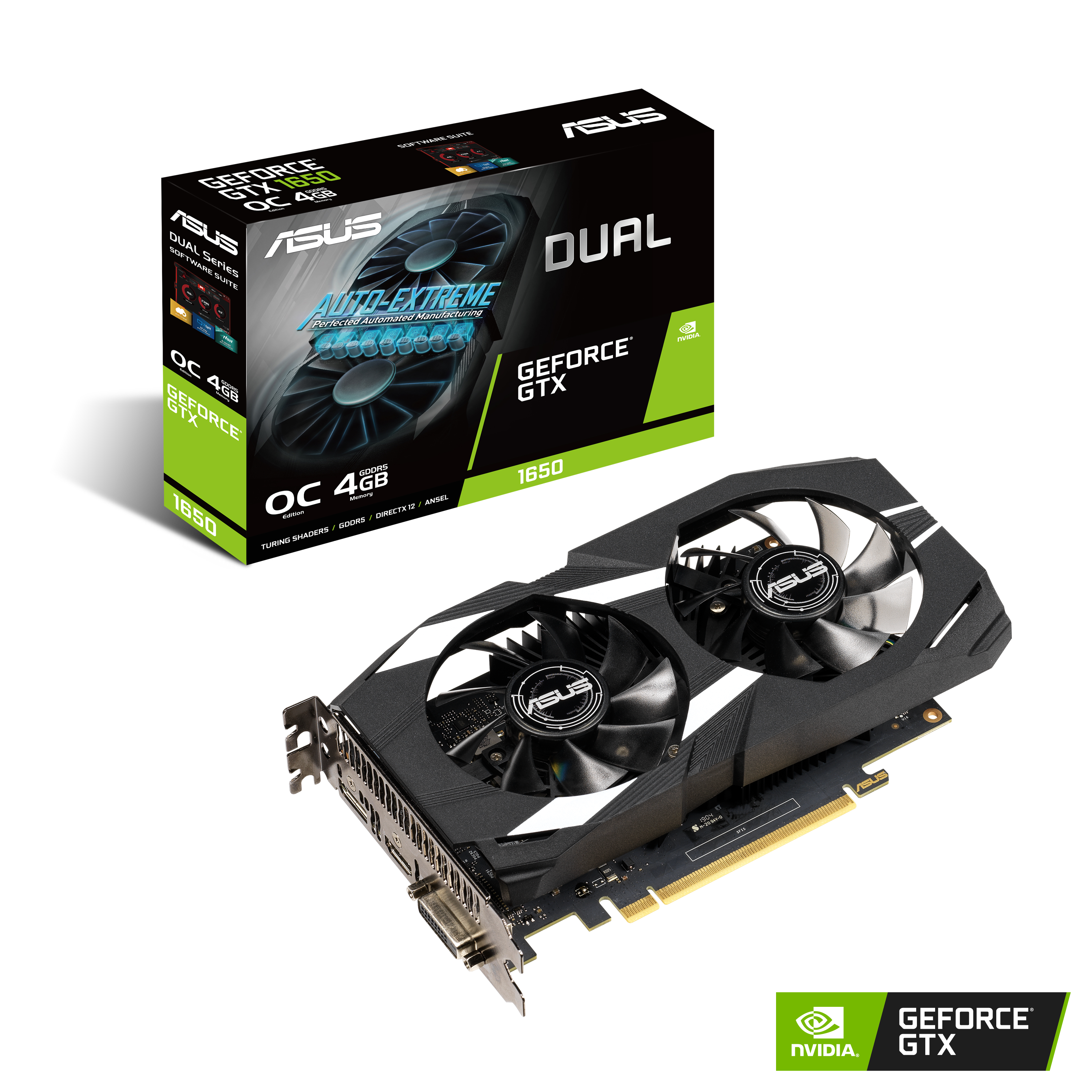 ASUS Geforce GTX 1650 - DUAL OC - 4 Go