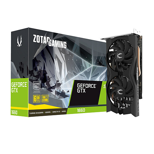 ZOTAC Geforce GTX 1660 - TWIN FAN - 6 Go