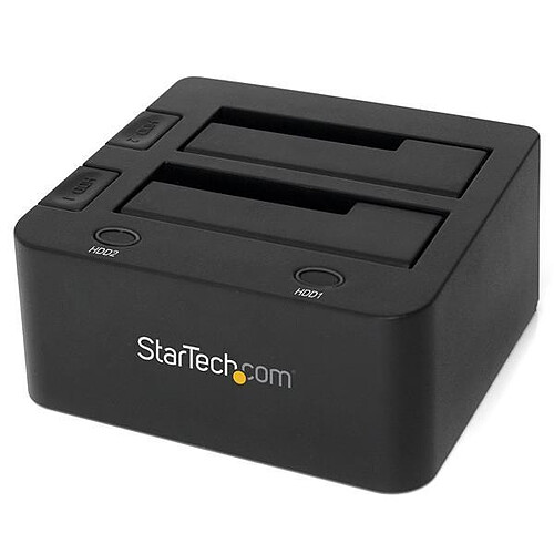 StarTech.com Station d'accueil USB 3.0 pour 2 disques durs SATA III de 2,5 ou 3,5 - Dock HDD / SSD avec UASP