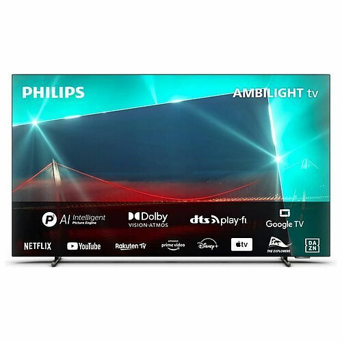 Philips TV OLED 4K 55" 139 cm - 55OLED718 2023