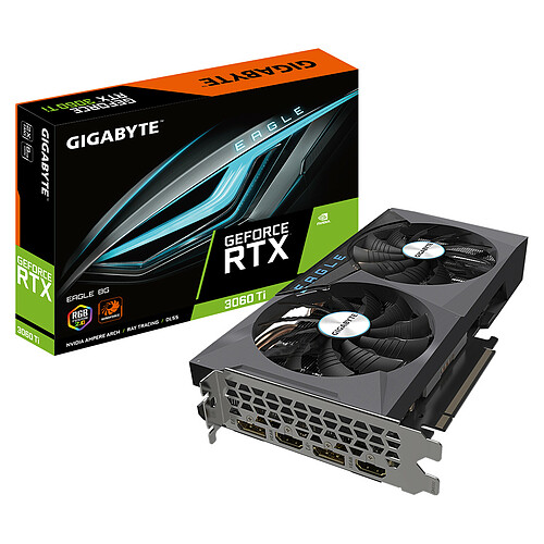 Gigabyte GeForce RTX 3060 Ti EAGLE 8Go (rev. 2.0) (LHR)