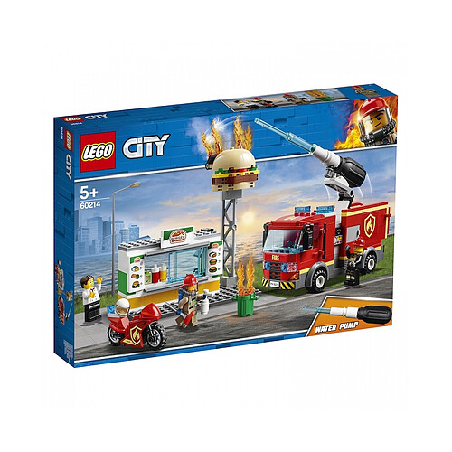 LEGO L'intervention des pompiers au restaurant de hamburgers - 60214