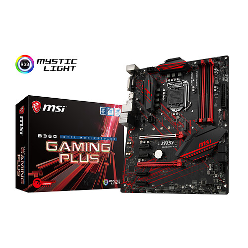 MSI Intel B360 GAMING PLUS - ATX · Reconditionné