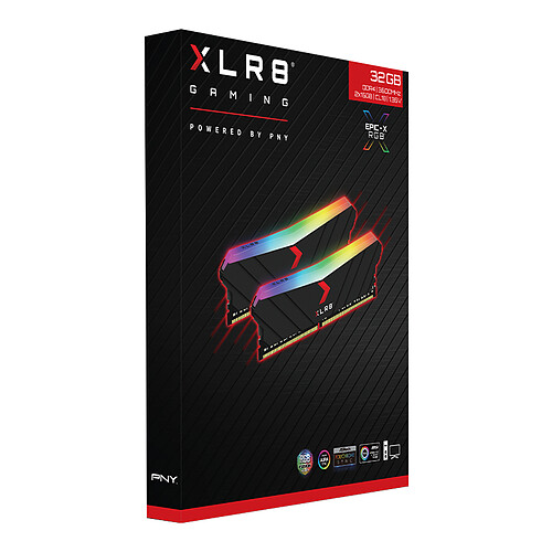 PNY XLR8 Gaming EPIC-X RGB DDR4 32 Go (2 x 16 Go) 3600 MHz CL18