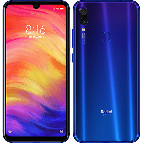 Xiaomi Redmi Note 7 - 3 / 32 Go - Bleu Neptune