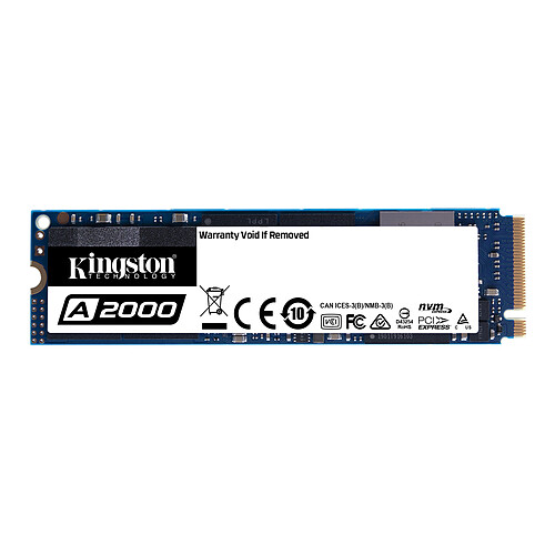 Kingston A2000 250 Go - M.2 PCIe (NVMe)