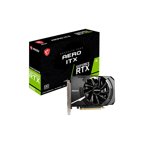 MSI GeForce RTX 3060 -  AERO ITX -  12 Go OC