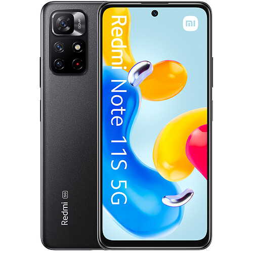 Xiaomi Redmi Note 11 S 5G - 4/128 Go - Noir de minuit