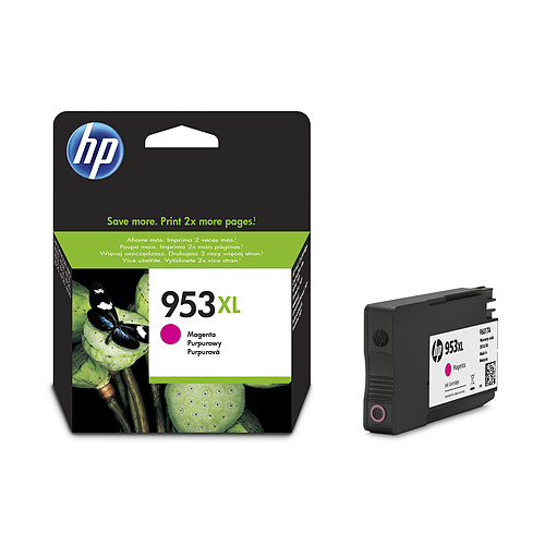 HP 953XL cartouche d'encre magenta grande capacité authentique