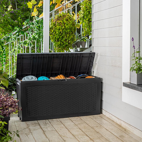 Keter Boîte de rangement Samoa 270 L Anthracite