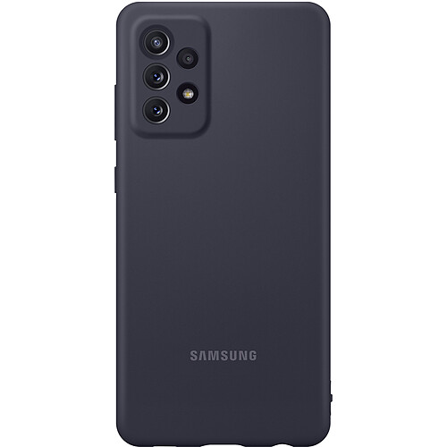 Samsung Coque Silicone pour Galaxy A72 - Noir