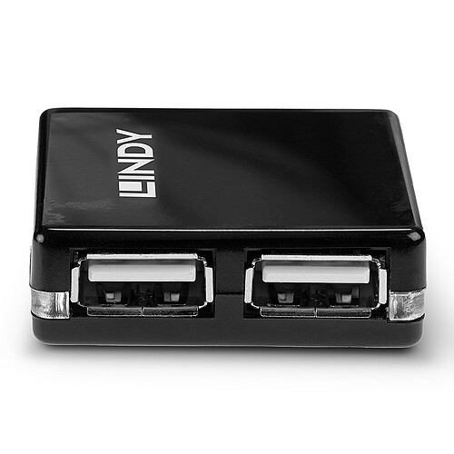 Lindy Hub USB 2.0 - 2 ports (Noir)