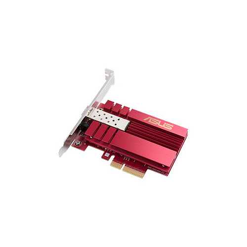 ASUS XG-C100F – Adaptateur réseau 10G PCIe, port SPF+ pour transmissions par la fibre optique et câble DAC