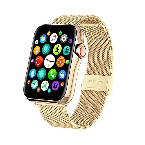 Montre connectée Mixte Smarty SW028E04 - Bracelet Acier Doré