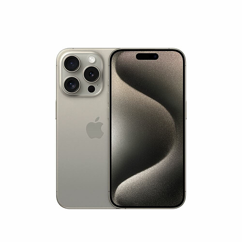 Apple iPhone 15 Pro - 5G - 8/128 Go - Natural Titanium