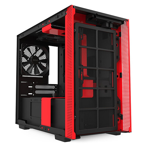 NZXT H210 Noir et Rouge