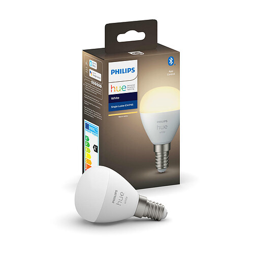 Philips Hue Ampoule connectée Luster 5.7W E14 - White