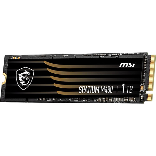 MSI SPATIUM M480 1 To - PCI-Express 4.0 NVMe M.2 880