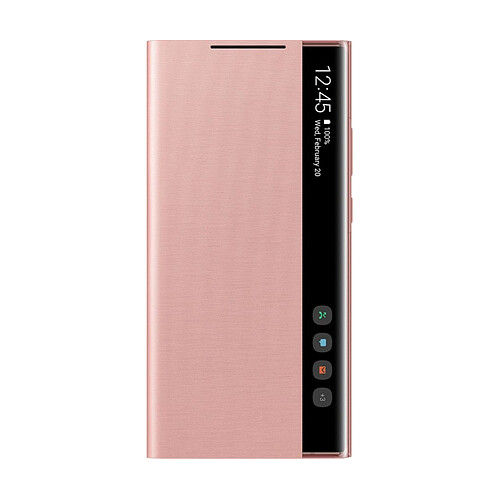 Samsung Étui Clear View pour Galaxy Note20 Ultra 5G - Mystic Bronze
