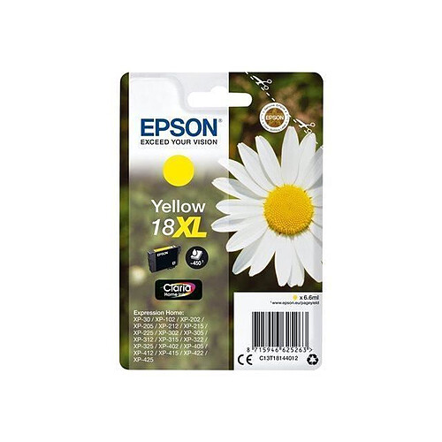 EPSON Cartouche T1804 - Paquerette - Jaune