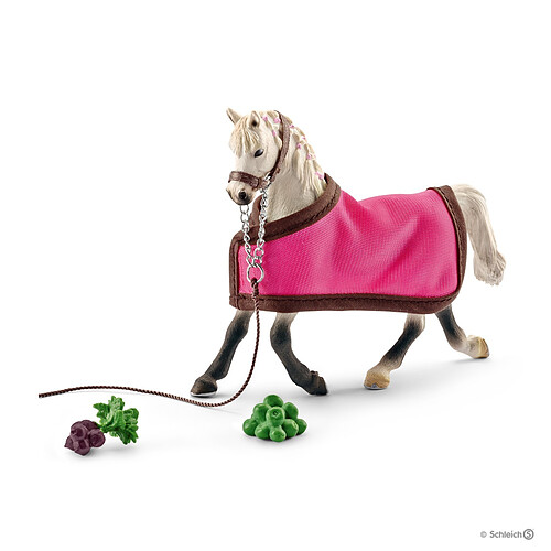 Schleich Jument arabe avec couverture - 41447