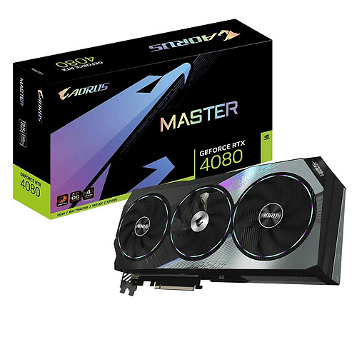 Gigabyte GeForce RTX 4080 - AORUS MASTER - 16Go