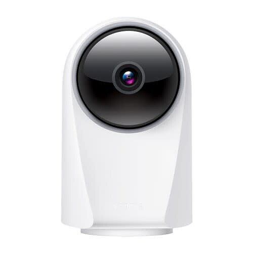 Realme RMH2001 Caméra de Surveillance Sans Fil Vision Nocturne Wi-Fi Blanc