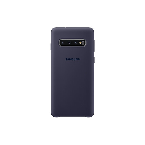 Samsung Coque Silicone Galaxy S10 - Bleu Marine