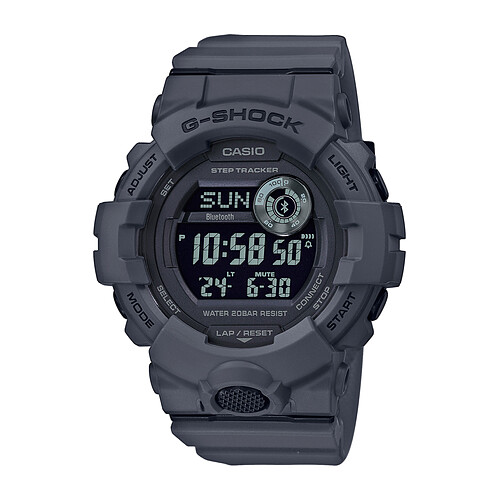 Montre Connectée Homme Casio G-Shock GBD-800UC-8ER - Bracelet Résine Noir