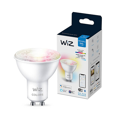 WiZ Ampoules LED Connectée couleur GU10 50W