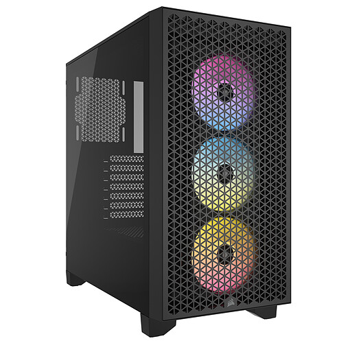 Corsair 3000D Airflow - ATX - RGB - Noir - Avec fenêtre