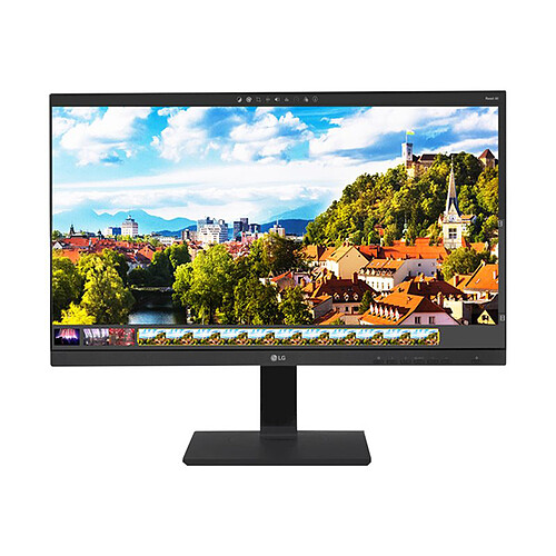 ECRAN LG 24 Noir 24BK550Y-I LED IPS 16:9 5ms 1920x1080 250cd/m² VGA DisplayPort DVI HDMI 2xUSB 2.0 HP 2x1.2W Pied Pivot Rotatif et Réglable Hauteur"