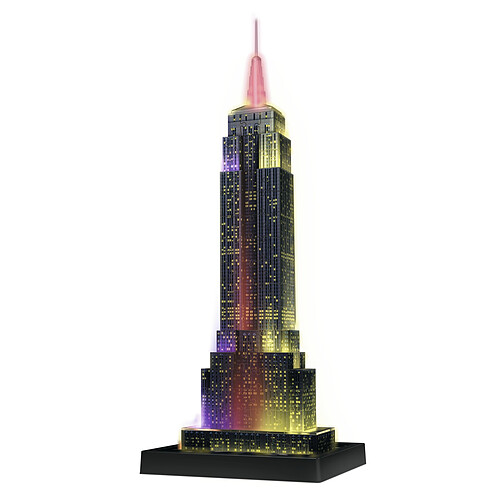 Ravensburger NIGHT EDITION - Puzzle 3D Empire State Building - 216 pièces - 12566