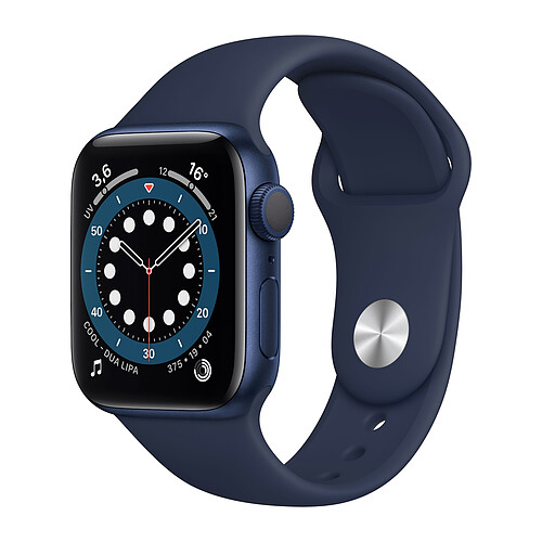 Apple Watch Series 6 - GPS - 40 - Alu Bleu / Bracelet Sport Deep Navy - Regular · Reconditionné