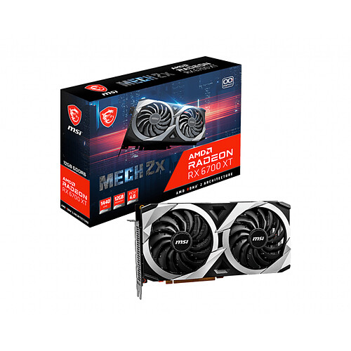 MSI Radeon RX 6700 XT MECH OC 2X - 12 Go